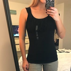 Black tank top